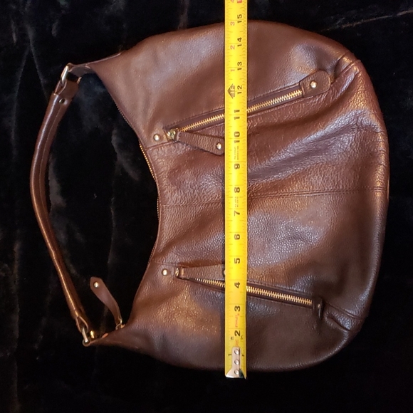 Kristen Bell Brown Leather Purse Handbag - Picture 6 of 8